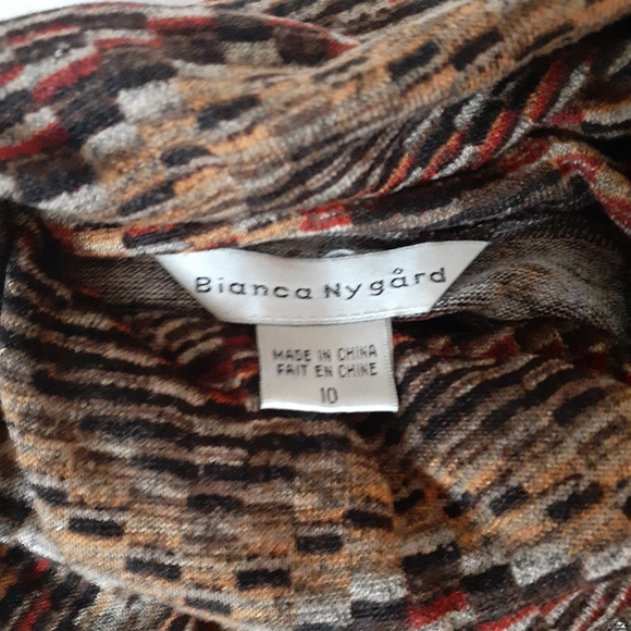 Bianca Nygard Zigzag Fantastic Earthtone Size 10 - Picture 13 of 14